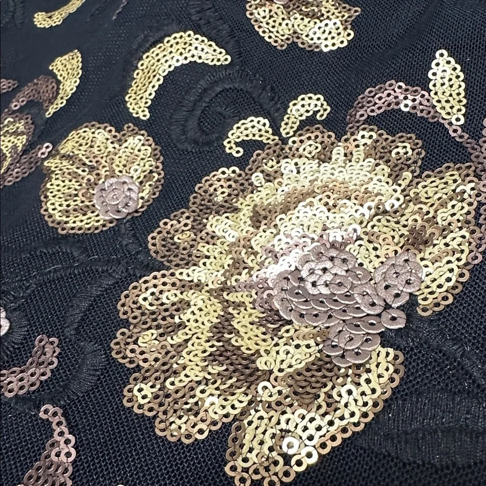 Garnet Hill Sequins Pencil Skirt Sz 00
